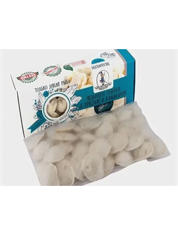 ПЕЛЬМЕНИ рыбные С ТРЕСКОЙ И КАЛЬМАРОМ 400гр