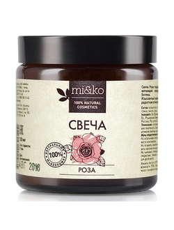 Mi&Ko Ароматическая свеча «Роза», 120 мл