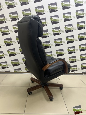 Кресло Sumon-XL, кожа/кож.зам черный