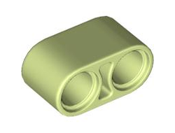 Technic, Liftarm Thick 1 x 2, Yellowish Green (43857 6553343)