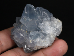 Целестин голубой, друза кристаллов, Мадагаскар (44*51*45 мм, 128 г) №36267