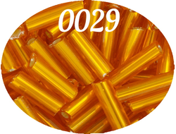 Стеклярус Zlatka 6мм 10гр цвет № 0029 оранжевый