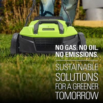 Электрический аэратор-скарификатор Greenworks GDT15