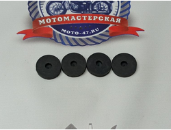 Шайбы резиновые под Бензобак Урал, Днепр (комплект 4 шт. г.Киров, Завод)