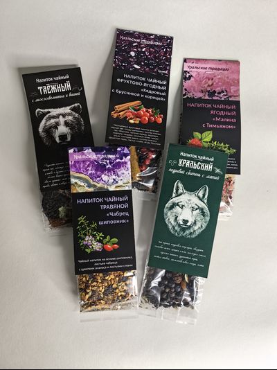 Уральский чай в ассортименте