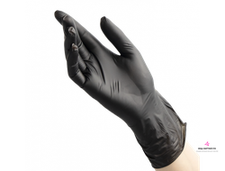 Перчатки ВИНИЛ ЧЕРНЫЕ  50 пар Размер S