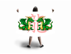 Флаг большой год Дракона №10