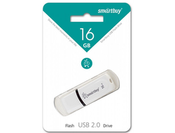 Флеш-накопитель USB Smartbuy 16GB белый