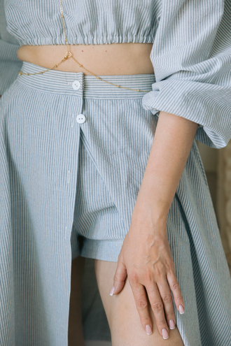 Товар Юбка А-силуэт в полоску