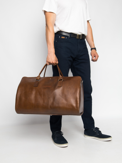 Портплед + дорожная сумка (2 в 1) Palermo Premium 
brown (арт. 4038-63)