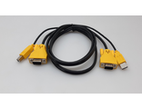 Кабель VGA + 2 USB A/B для KVM переключателя