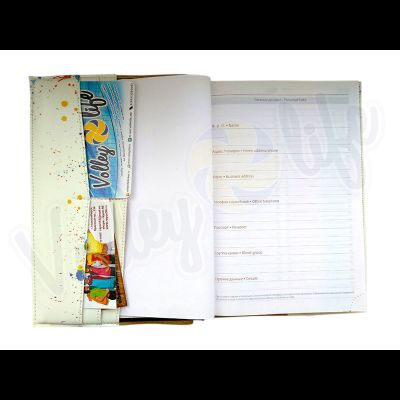 Ежедневник со сменной обложкой "Мяч рисованный"