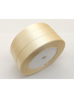 Лента атласная 12 мм, цвет молочный  арт. 8