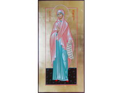 София (Софья) Римская, Святая мученица . Рукописная мерная икона.