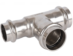 Тройник ROMMER переходной ВПр, 28х28х22 из нержавеющей стали прессовой