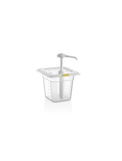 Диспенсер для соуса 170*160 мм. h=145 мм. 2 л. с дозатором (25 мл), п/п