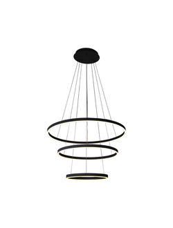 08223,19A(4000K) Подвес димм. Тор черный d80+60+40