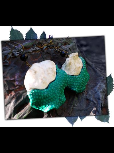 Колье и серьги &quot;Гримм&quot; - комплект волшебных украшений