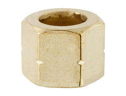 Гайка 14 М12х1,25 LH левая, латунь