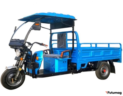 Электротрицикл грузовой ASL D4 CAB 1800 72V 68Ah