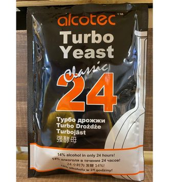 ДРОЖЖИ ALCOTEC TURBO YEAST CLASSIC 24 175 ГР.