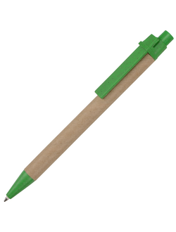 Ручка картонная «Эко», 4 цвета, зеленая