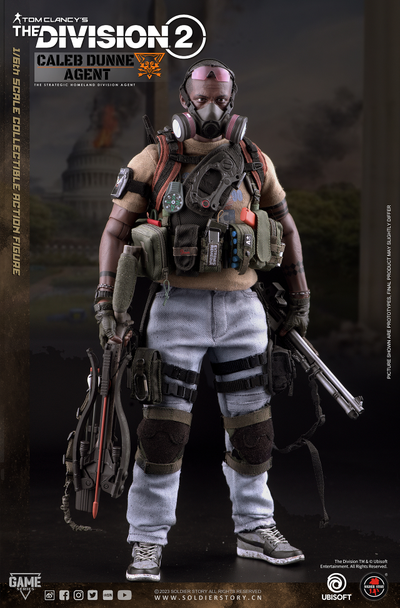 Агент Калеб, The Division 2 - Коллекционная ФИГУРКА 1/6 Ubisoft The Division 2 Agent Caleb Dunne (SSG-008) - SOLDIER STORY