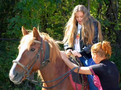 Конные прогулки в Прасковеевке