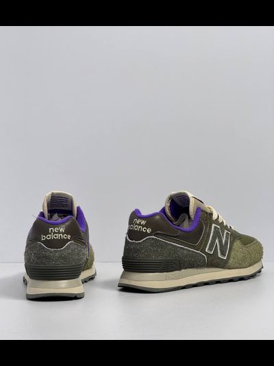 New Balance 574 Sneakersnstuff Nature Green Purple