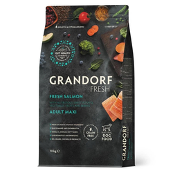 Grandorf Fresh сухой корм для собак крупных пород с лососем и бататом, 10 кг