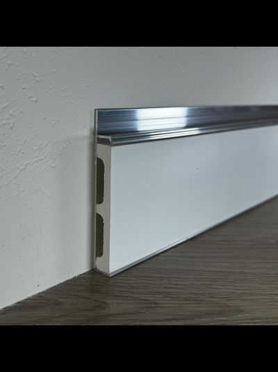 Плинтус скрытого монтажа PRO DESIGN Universal 235 не анодированный