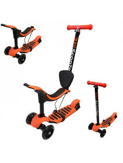 Самокат 21st Scooter 0332-4S Genius 5в1 оранжевый