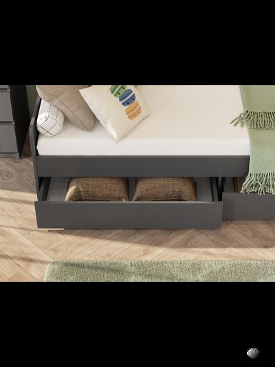 КР 2 кровать Графит серый