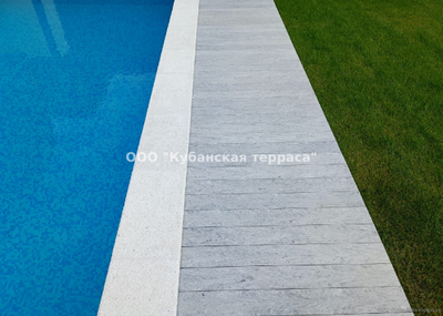 Террасная доска Bruggan Multicolor полнотелая Grey