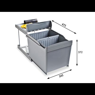 Система сортировки мусора ALBIO 30 2X16 L