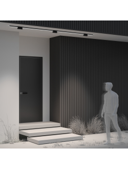 Уличный трековый светильник Points Elasity IP 3000К 10Вт 45° черный, O-TR01-2-S-10WB3K, Maytoni