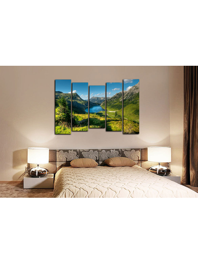 Модульная картина "Горный воздух"