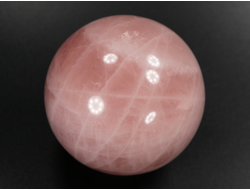 Шар Розовый кварц, Мадагаскар (49 мм, 167 г) №35389