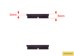 Колодки дискового тормоза питбайк однопоршневой суппорт