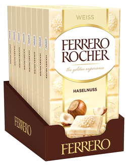 Шоколад FERRERO ROCHER  White белый 90гр (16)