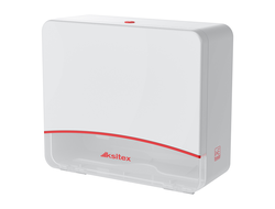 Ksitex TH-210W Диспенсер бумажных листовых полотенец Z-сложения в пачках Торк белый