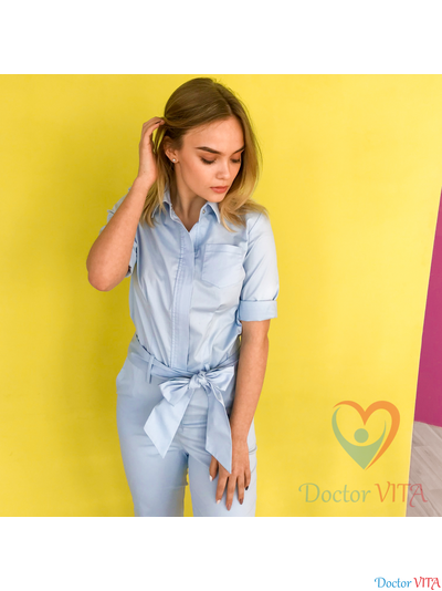 Комбинезон DOCLIKE DL615 голубой