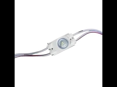 Светодиодный модуль с линзой LС 2835 1LED B1 Lens 12V IP65