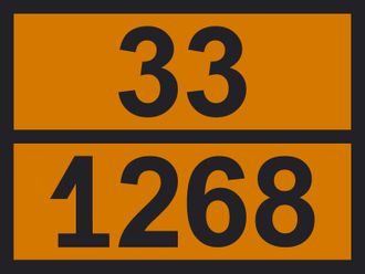Таблица опасного груза «Нефтепродукты» (33-1268) по ДОПОГ
