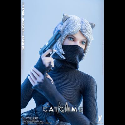 Девушка-ассасин - Коллекционная ФИГУРКА 1/12 Palm Treasure Series — Female Assassin "Catch Me” (VCF-3002) - VERYCOOL