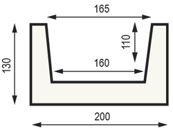 Декоративная балка из полиуретана Country Decor (WOOD LOOK) Б3 (130х200) венге