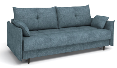 ДВУСПАЛЬНЫЙ КОМПАКТНЫЙ ПРУЖИННЫЙ ДИВАН-КРОВАТЬ КАРОЛИНА, МЕТАЛЛОСКЕЛЕТ С МЕХАНИЗМОМ ПАНТОГРАФ, СО СЪЕМНЫМ ЧЕХЛОМ