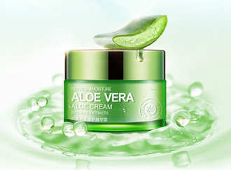 Омолаживающий крем для лица ALOE VERA с гиалуроновой кислотой, 50 г