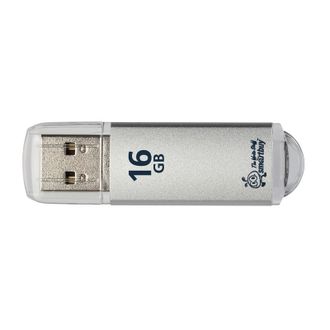Флеш-память Smartbuy V-Cut, 16Gb, USB 2.0, серебряный, SB16GBVC-S