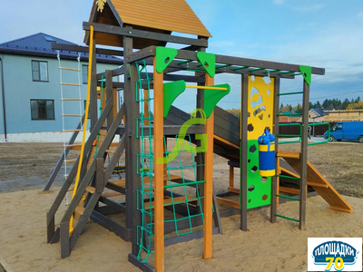 Детская площадка IgraGrad Спорт 1 с зимним модулем живое фото